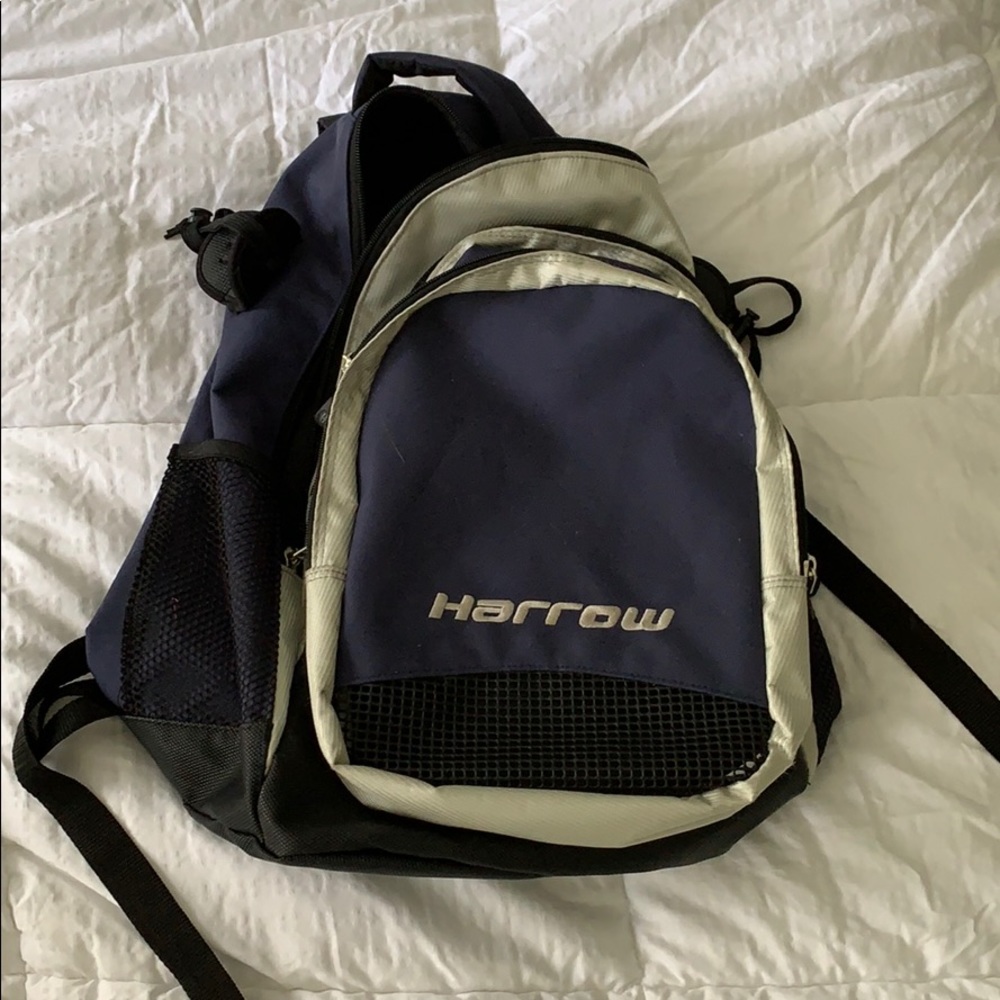 Arrow Navy and Black Women's Backpack